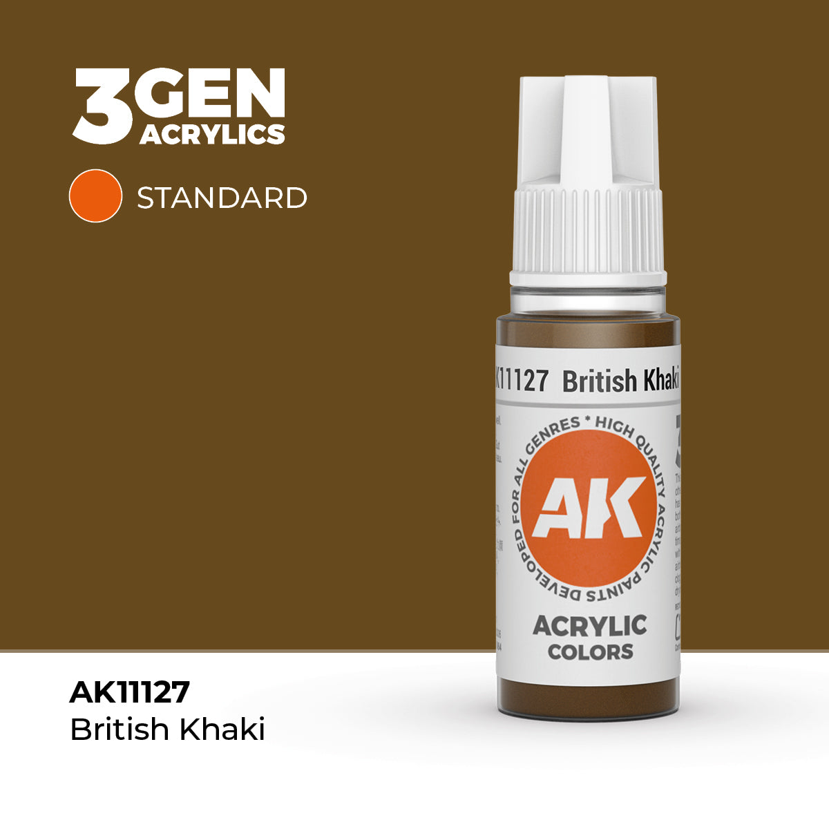 AK Interactive: 3G Acrylic British Khaki (17ml)