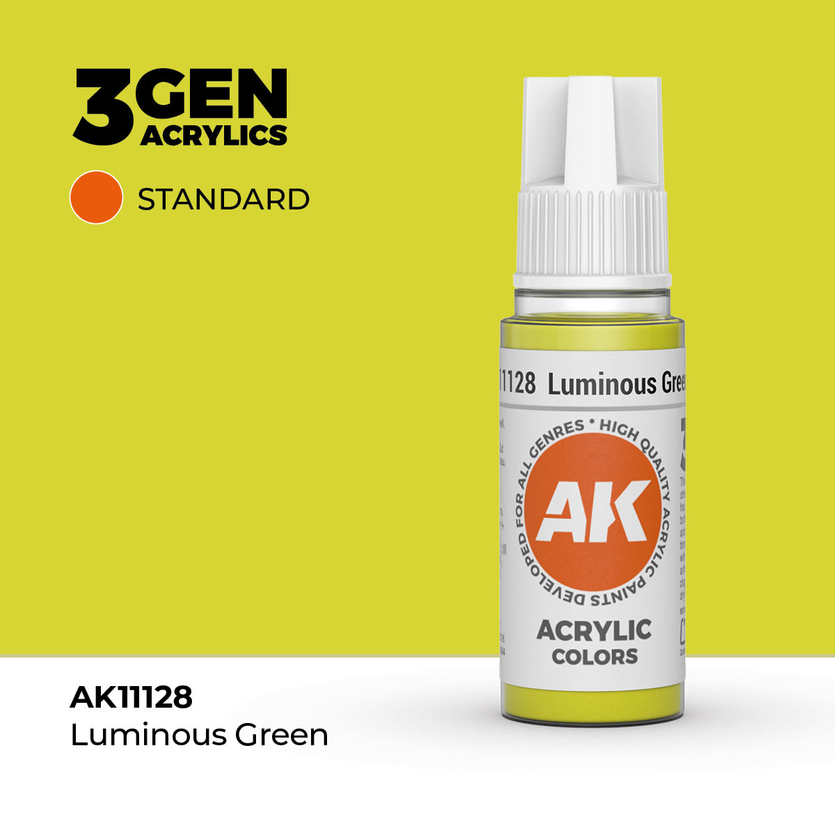 AK Interactive: 3G Acrylic Luminous Green (17ml)