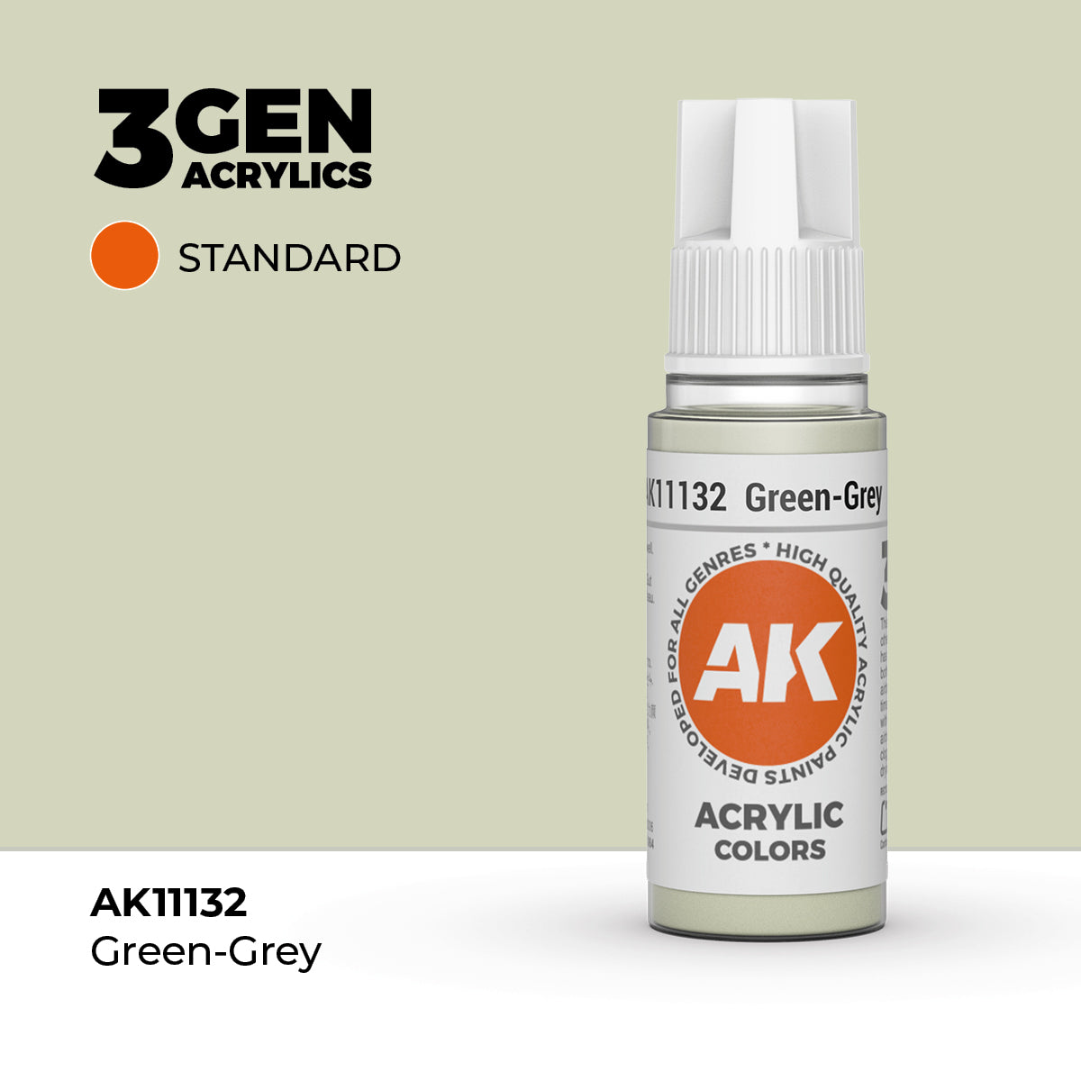 AK Interactive: 3G Acrylic Green-Grey (17ml)