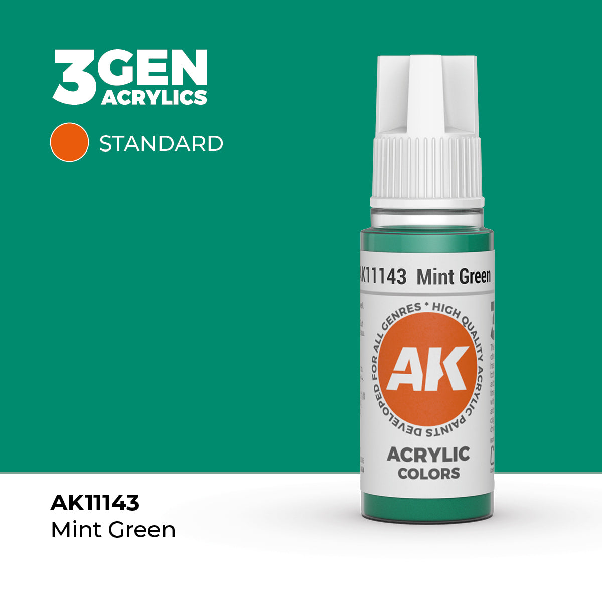 AK Interactive: 3G Acrylic Mint Green (17ml)