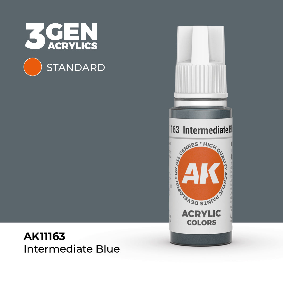 AK Interactive: 3G Acrylic Intermediate Blue (17ml)