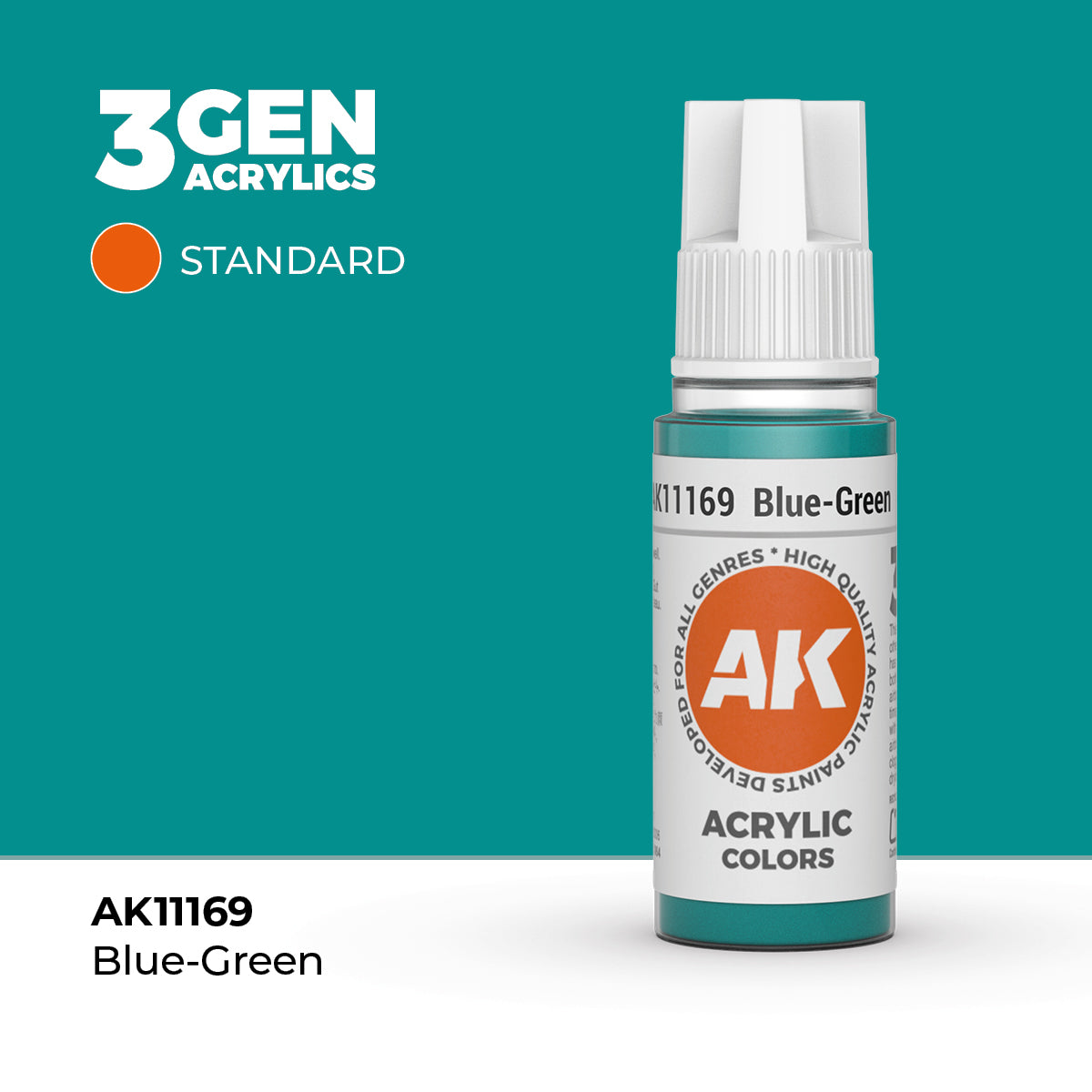 AK Interactive: 3G Acrylic Blue-Green (17ml)
