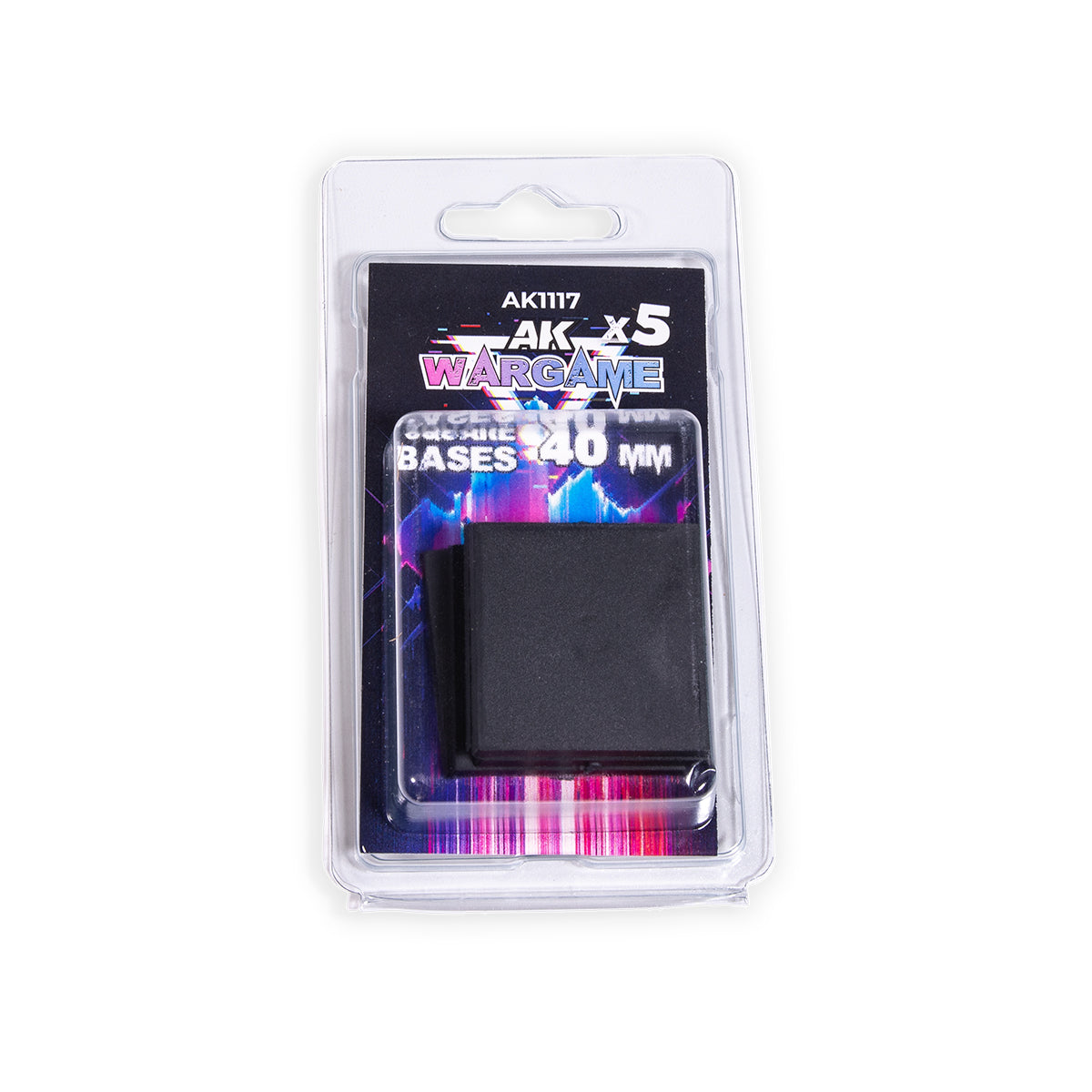 AK Interactive: Square Bases 40X40mm X5 Units
