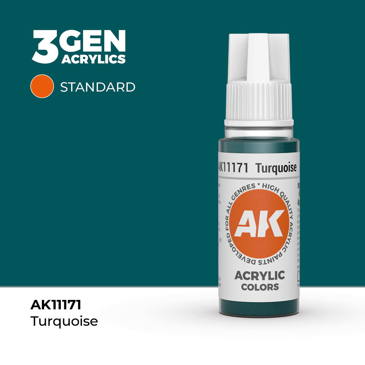 AK Interactive: 3G Acrylic Turquoise (17ml)