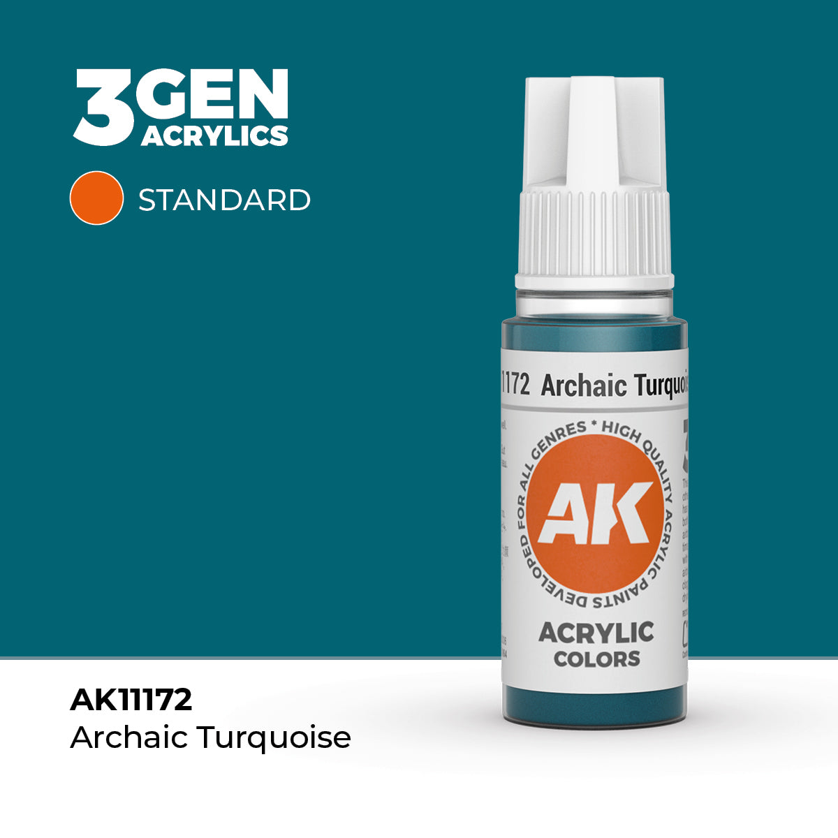 AK Interactive: 3G Acrylic Archaic Turquoise (17ml)