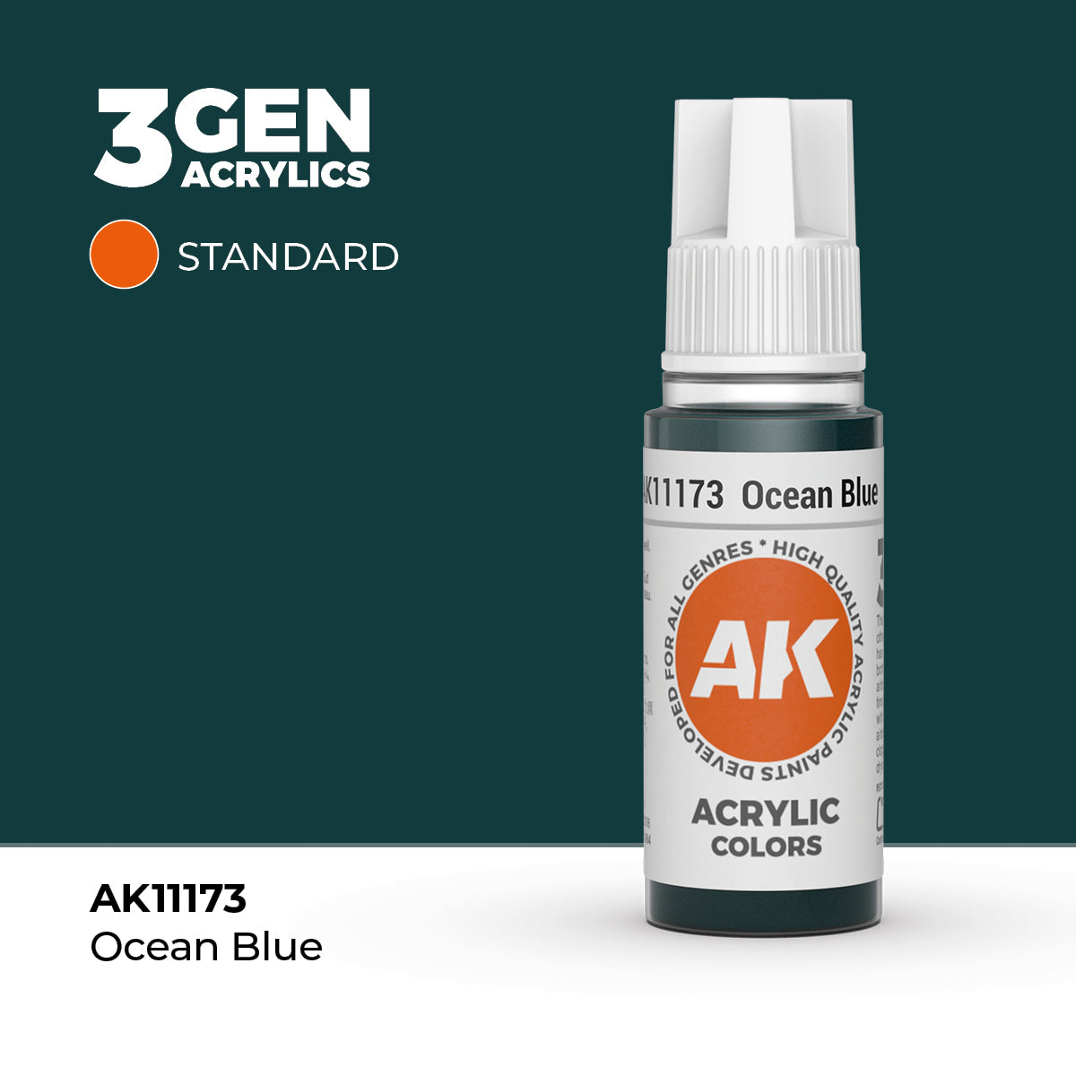 AK Interactive: 3G Acrylic Ocean Blue (17ml)