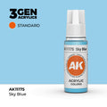 AK Interactive: 3G Acrylic Sky Blue (17ml)