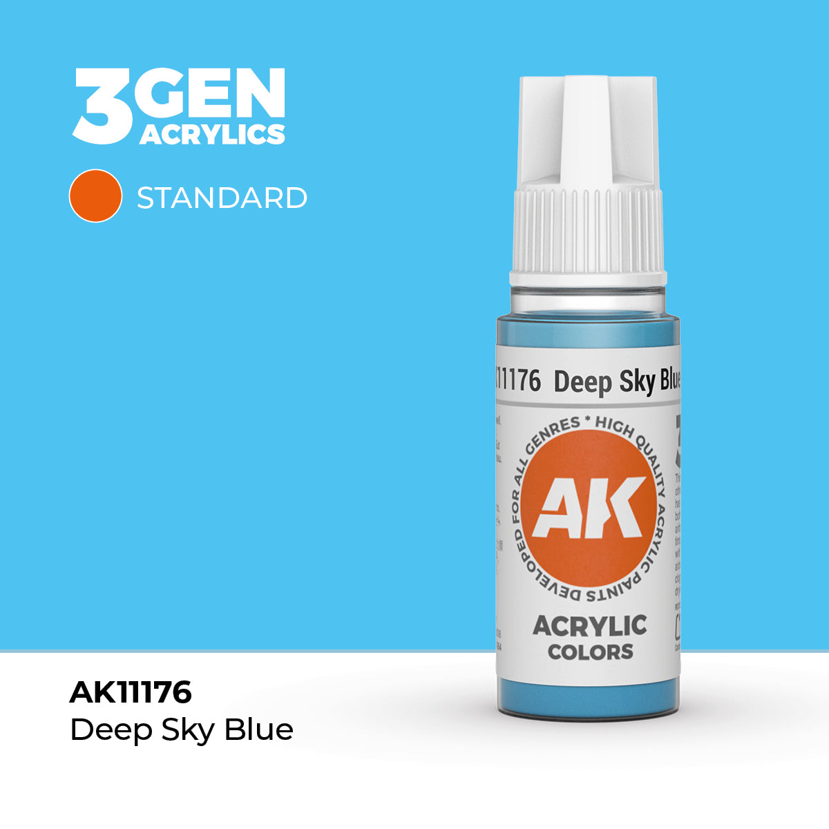 AK Interactive: 3G Acrylic Deep Sky Blue (17ml)