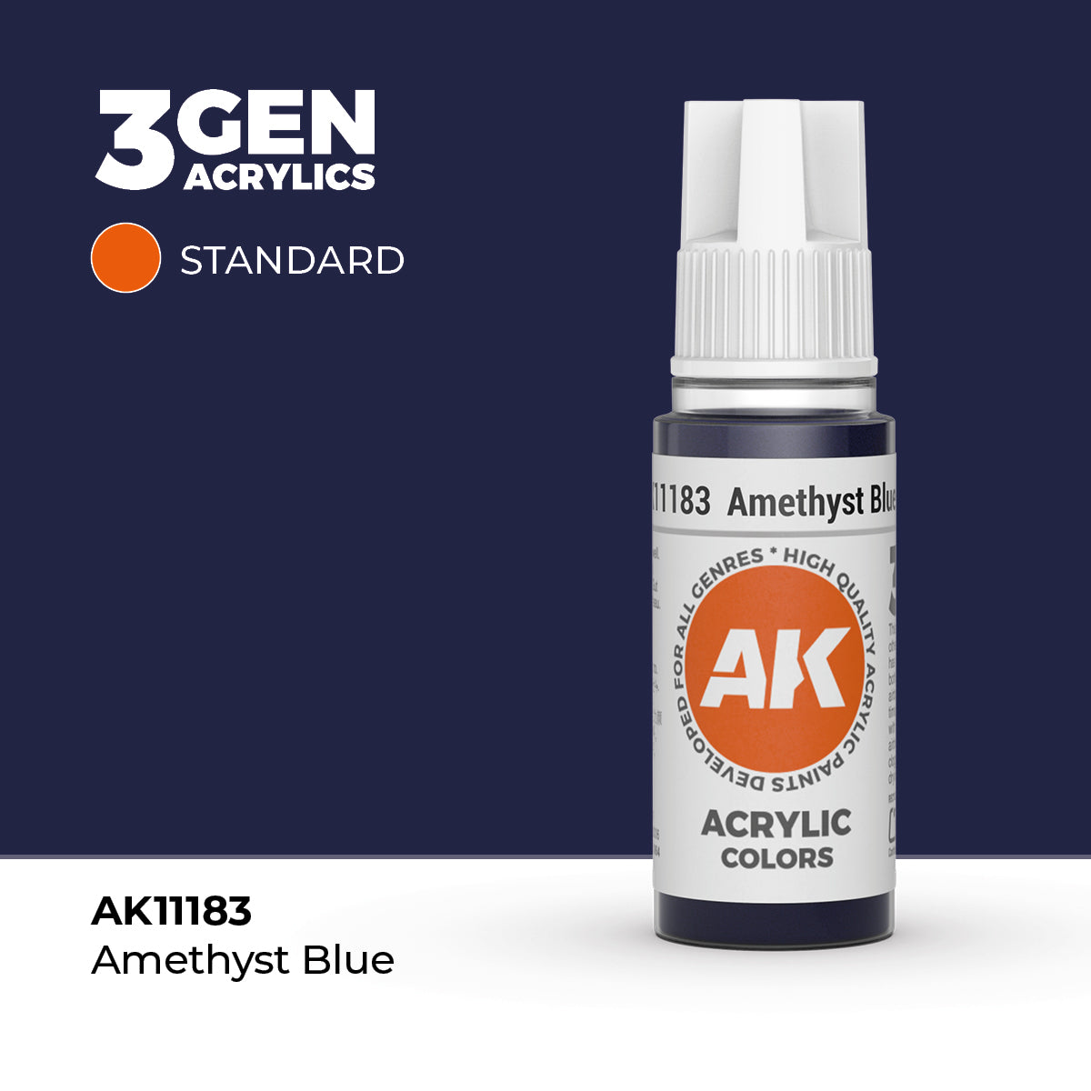 AK Interactive: 3G Acrylic Amethyst Blue (17ml)