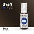 AK Interactive: 3G Acrylic Burnt Tin (17ml)