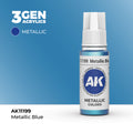 AK Interactive: 3G Acrylic Metallic Blue (17ml)