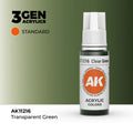 AK Interactive: 3G Acrylic Clear Green (17ml)