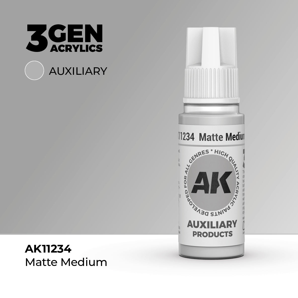 AK Interactive: 3G Acrylic Matte Medium (17ml)