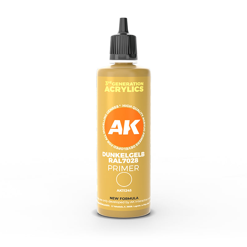 AK Interactive: 3G Dark Yellow Primer (100ml)
