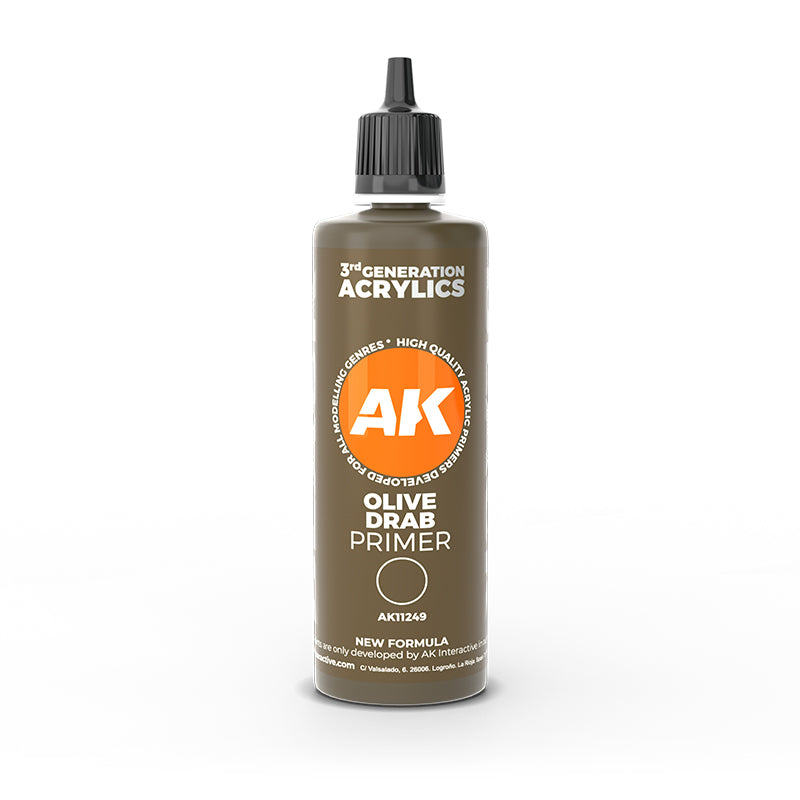 AK Interactive: 3G Olive Drab Primer (100ml)