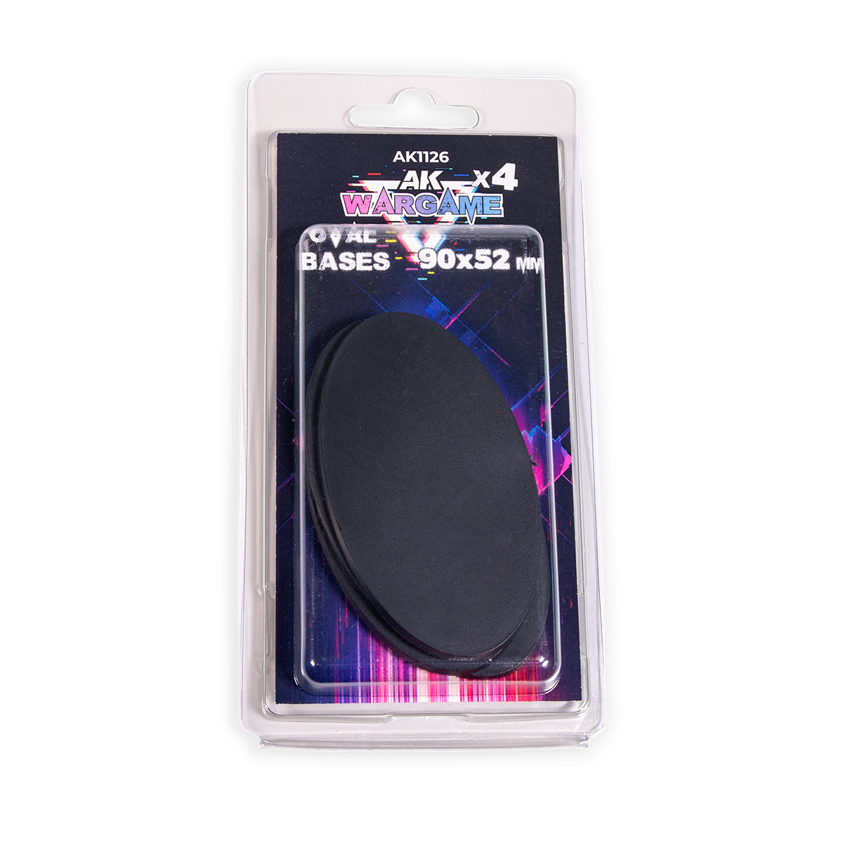 AK Interactive: Oval Bases 90X52mm X4 Units