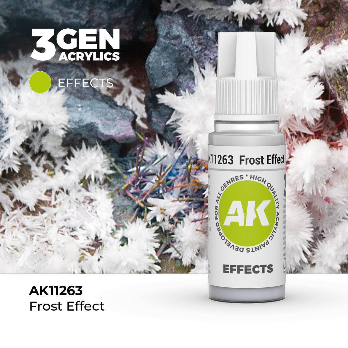 AK Interactive: 3G Acrylic Frost Effect (17ml)