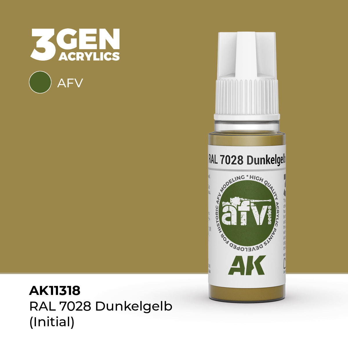 AK Interactive: 3G RAL 7028 Dunkelgelb (Initial)
