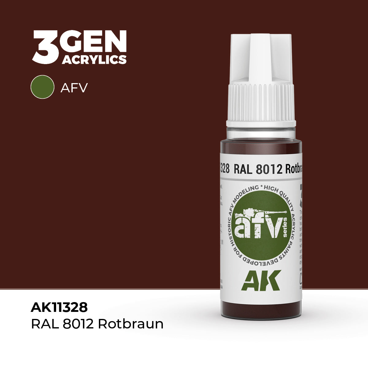 AK Interactive: 3G RAL 8012 Rotbraun
