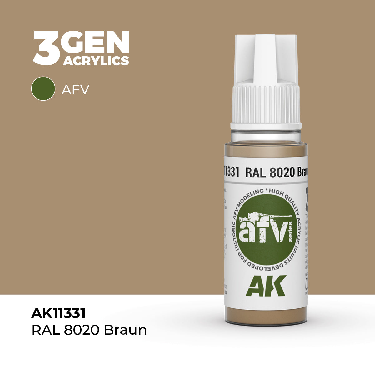 AK Interactive: 3G RAL 8020 Braun