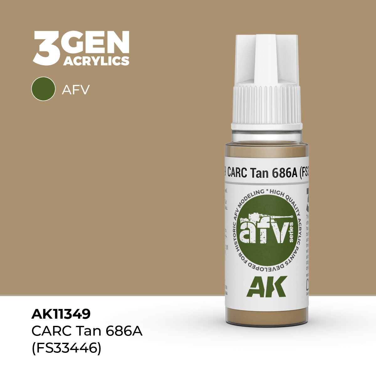 AK Interactive: 3G CARC Tan 686A (FS33446)