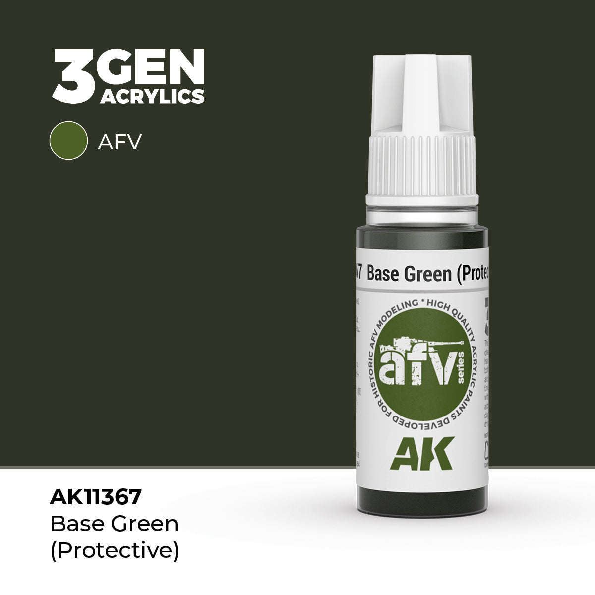 AK Interactive: 3G Base Green (Protective)