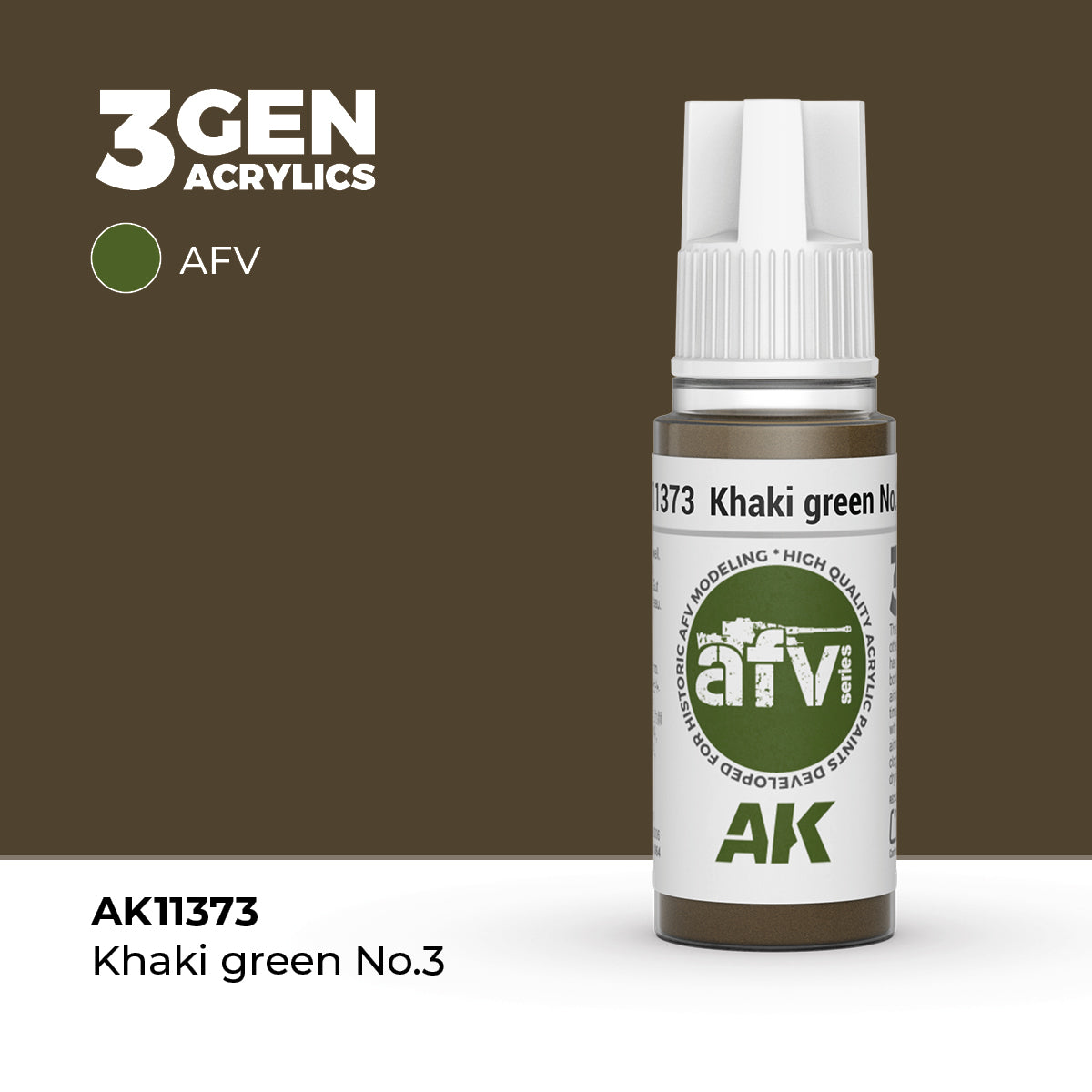 AK Interactive: 3G Khaki Green No.3