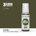 AK Interactive: 3G S.C.C - No.15 Olive Drab
