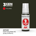 AK Interactive: 3G Field Grey Base #2 (Grey Uniform)