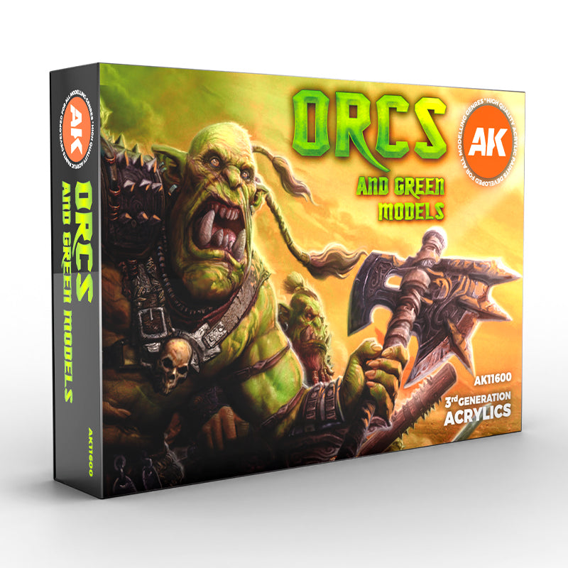 AK Interactive: 3G Orcs And Green Creatures Set