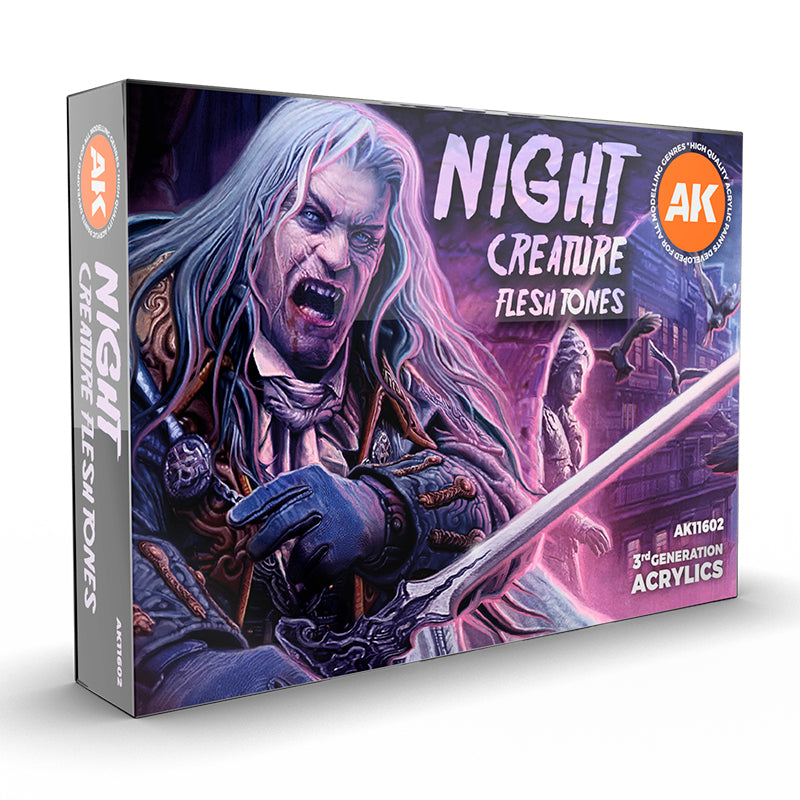 AK Interactive: 3G Night Creatures Flesh Tones Set - product image 1