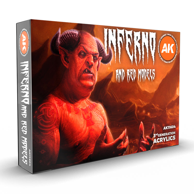 AK Interactive: 3G Inferno and Red Creatures Set