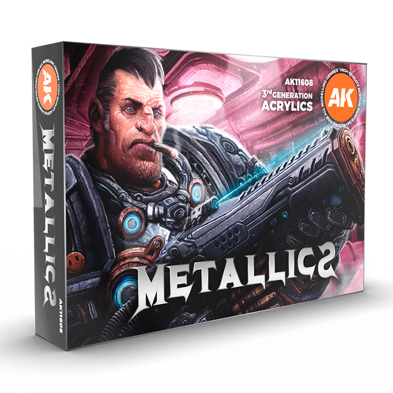 AK Interactive: 3G Metallics Set