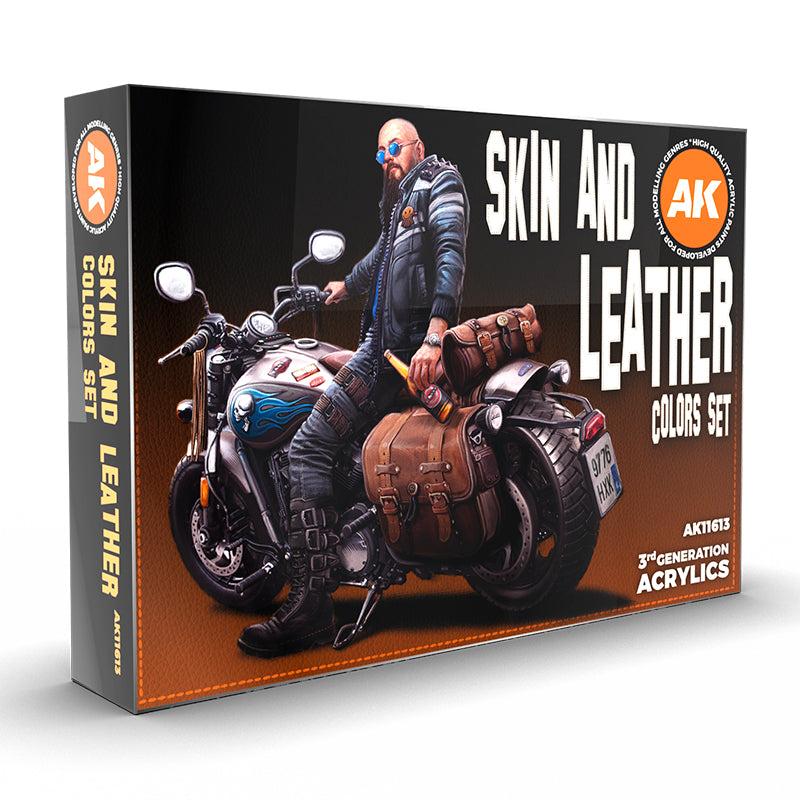 AK Interactive: 3G Skin and Leather Colors Set