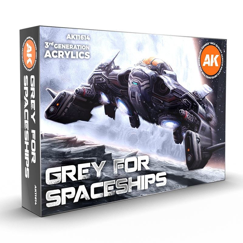 AK Interactive: 3G Grey for Spaceships Set