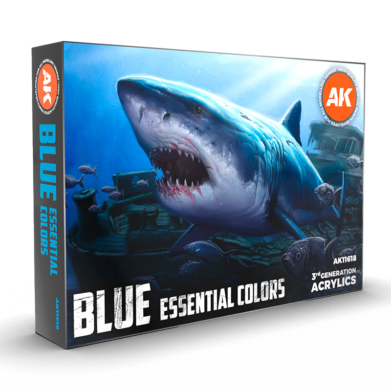 AK Interactive: 3G Essential Colours - Blue Set