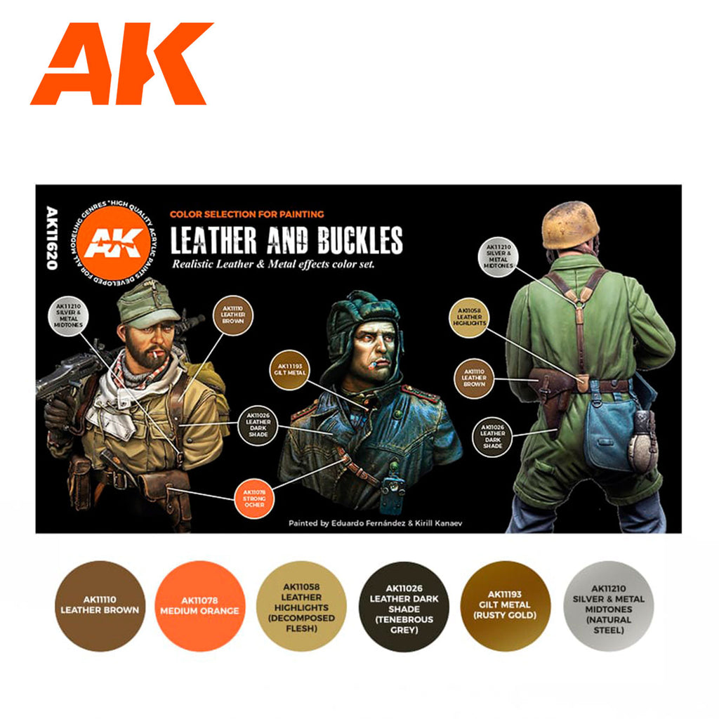 AK Interactive: 3G Leather And Buckles Set - product image 2