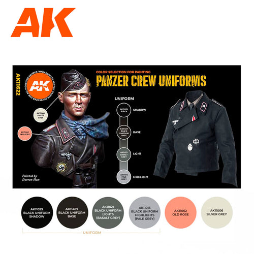 AK Interactive: 3G Panzer Crew Black Uniforms Set - product image 2