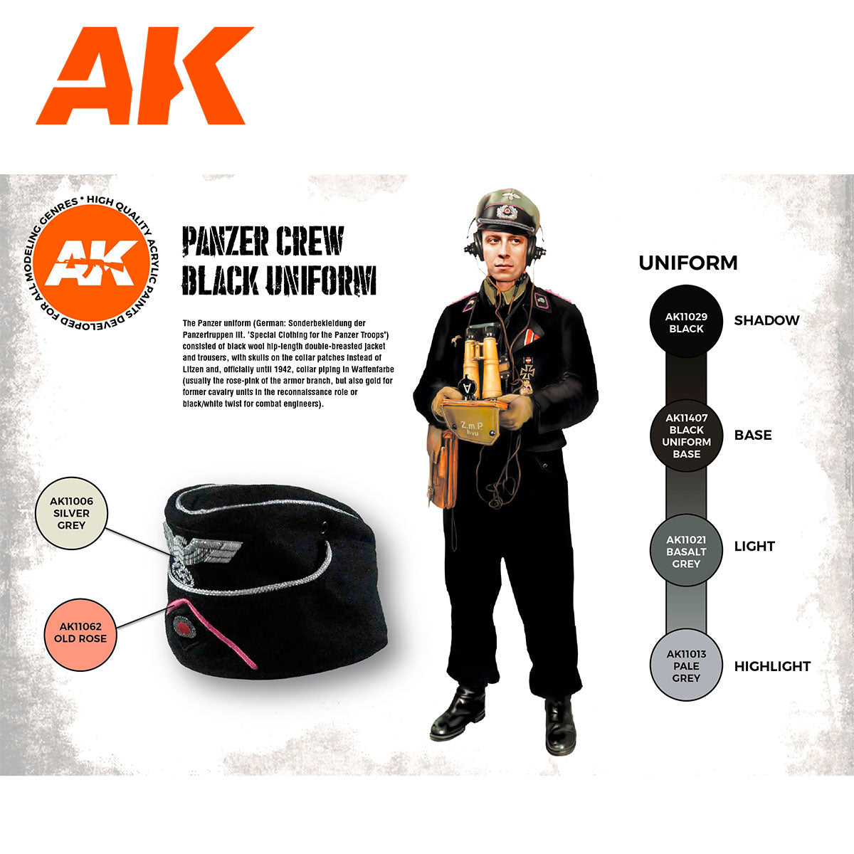 AK Interactive: 3G Panzer Crew Black Uniforms Set - product image 3