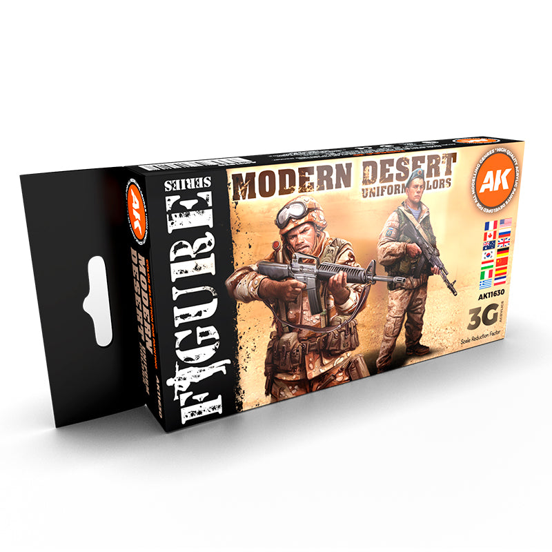 AK Interactive: 3G Modern Desert Uniform Colors Set - product image 1