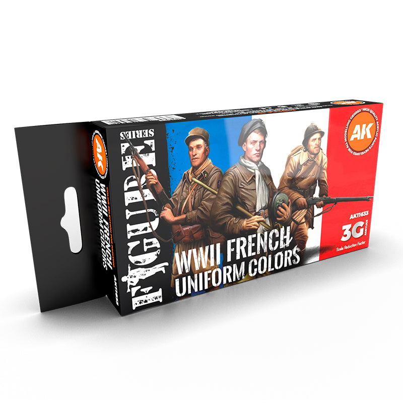 AK Interactive: 3G French Uniform Colors Set - product image 1