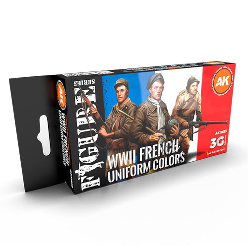 AK Interactive: 3G French Uniform Colors Set - product image 1