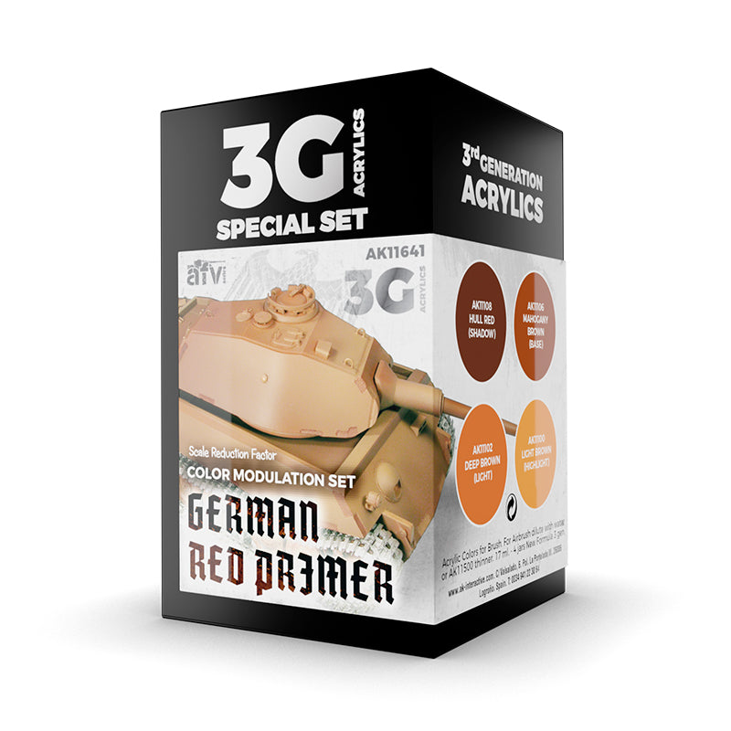 AK Interactive: 3G Modulation German Red Primer