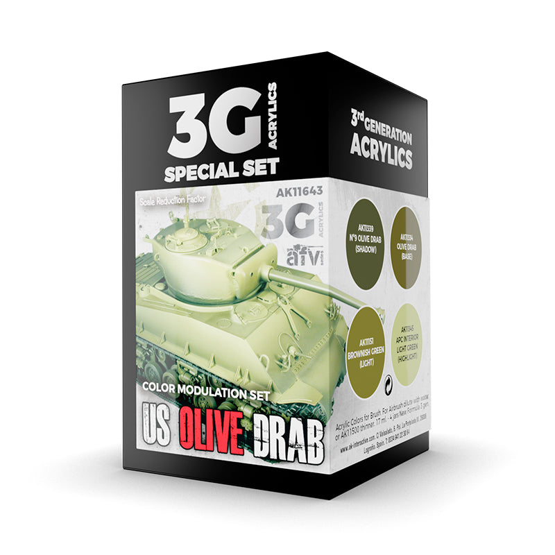 AK Interactive: 3G Modulation US Olive Drab