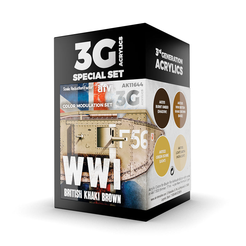 AK Interactive: 3G Modulation WWI British Colors