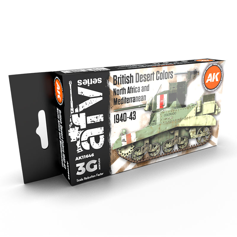 AK Interactive: 3G British Desert Colours