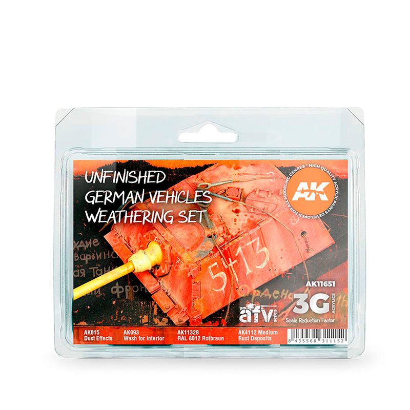 AK Interactive: 3G Unfinished German Vehicles Weathering
