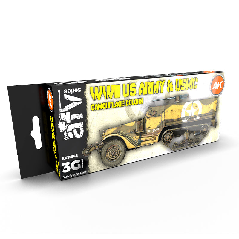 AK Interactive: 3G US Army & USMC Camouflage Colors