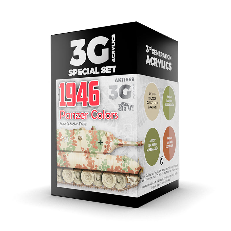AK Interactive: 3G Panzer Colors 1946