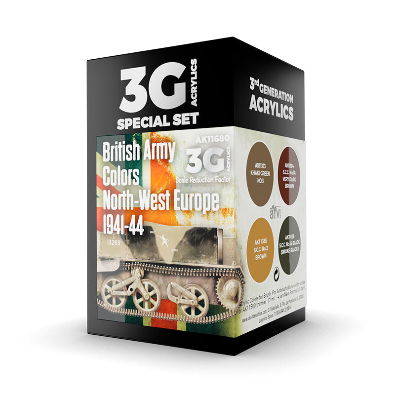 AK Interactive: 3G British Army Colors Europe 1941-44